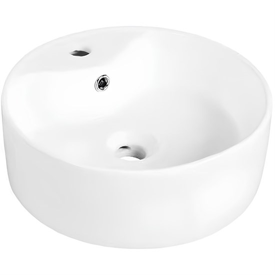 ESBANO Раковина накладная "BERYL" (white) диаметр 40 см - фото 263508