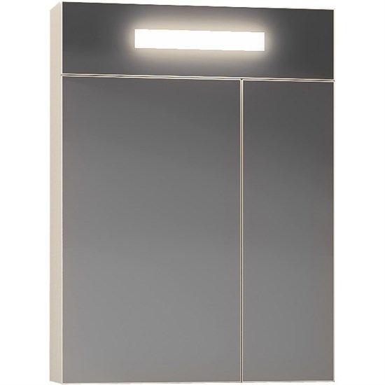 OPADIRIS Фреш Зеркальный шкафчик с подсветкой 60 см, белый - фото 264084