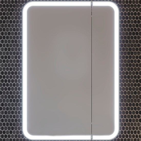 OPADIRIS Элеганс Зеркальный шкафчик с подсветкой 70 см - фото 264107