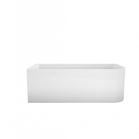 BELBAGNO Ванна акриловая полукруглая угловая размер 150x70 см, цвет белый - фото 267477