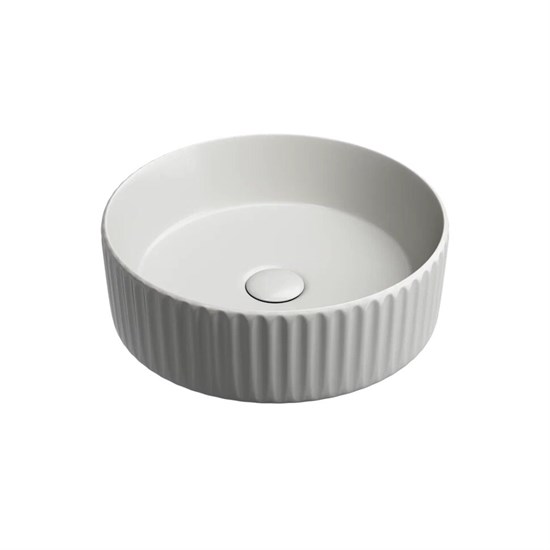 CERAMICA NOVA Element Умывальник чаша накладная круглая (цвет Серый Матовый) 360*360*115мм - фото 270587