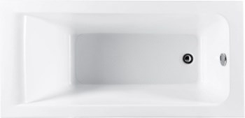 AQUANET Bright Ванна акриловая прямоугольная встраиваемая / пристенная размер 155x70 см с каркасом, белый - фото 272252