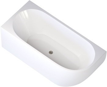AQUANET Family Ванна акриловая асимметричная пристенная размер 180x80 см, белый - фото 272466