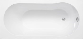 AQUANET Light Ванна акриловая прямоугольная встраиваемая / пристенная размер 160x70 см с каркасом, белый - фото 272767