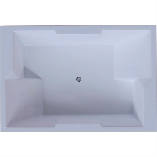 AQUATEK Дорадо Ванна пристенная прямоугольная без гидромассажа с фронтальной панелью с каркасом (вклеенный) со слив-переливом размер 190x130 см, белый - фото 276658