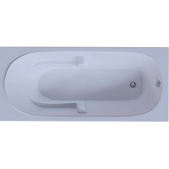 AQUATEK Лея Ванна пристенная прямоугольная без гидромассажа с фронтальной панелью с каркасом (разборный) со слив-переливом (справа)  размер 170x75 см, белый LEY170-0000057