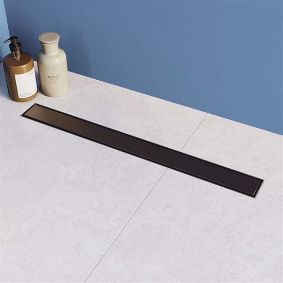 RGW Drain Leo Трап для душа ширина 80 см, черный 60213180-04