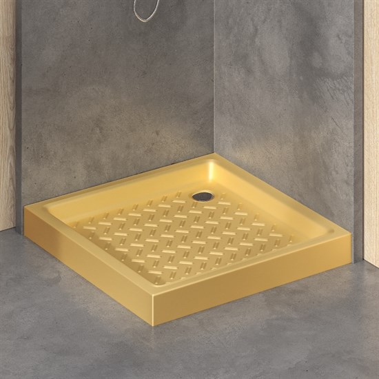 RGW CER Душевой поддон квадратный размер 900x900 см, цвет золото - фото 278466