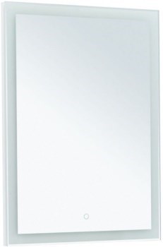 AQUANET Зеркало Гласс 60 белый LED - фото 280068