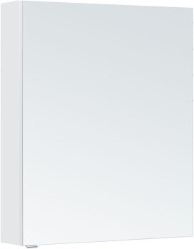 AQUANET Зеркальный шкаф Алвита new 70 белый матовый - фото 280329