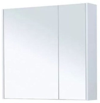 AQUANET Зеркальный шкаф Палермо 80 белый - фото 280733