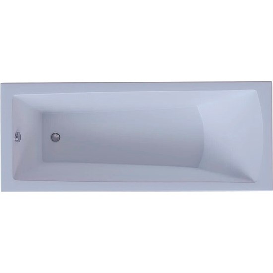 AQUATEK Либра New Ванна пристенная прямоугольная без гидромассажа с фронтальной панелью с каркасом (разборный) со слив-переливом (слева) размер 150x70 см, белый - фото 283333