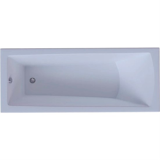 AQUATEK Либра New Ванна пристенная прямоугольная без гидромассажа с фронтальной панелью с каркасом (разборный) со слив-переливом (справа) размер 170x70 см, белый - фото 283353