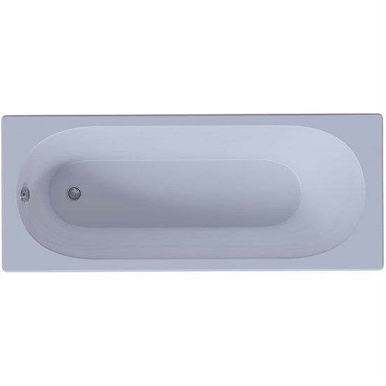 AQUATEK Оберон Ванна пристенная прямоугольная без гидромассажа с фронтальной панелью с каркасом (разборный) со слив-переливом (слева) размер 170x70 см, белый - фото 283361