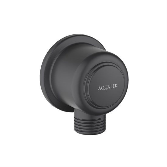 AQUATEK Шланговое подсоединение , матовый черный AQ2461MB КЛАССИК AQ2461MB - фото 285296