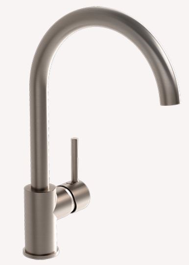 VITRA Minimax S Смеситель для кухни, матовый никель A4209134EXP - фото 295794