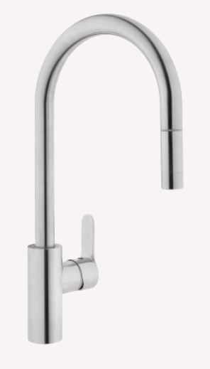 VITRA Masterline Смеситель для кухни, с выдвижным изливом, хром A42153EXP - фото 295808