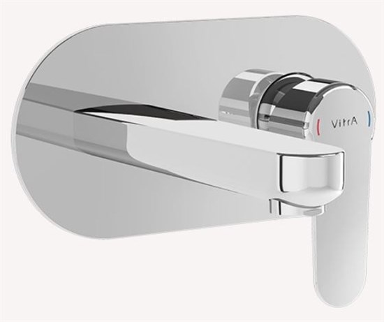 VITRA Root Round Встроенный смеситель для раковины, настенный, хром A42721EXP