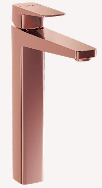 VITRA Root Square Смеситель для раковины-чаши, медь A4273326EXP