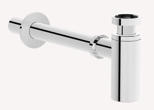 VITRA Syphon Сифон для раковины металлический, хром A45123 - фото 296390