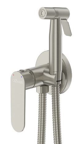 CEZARES Stylus Гигиенический душ со смесителем, сатин STYLUS-DIF-IN - фото 303596