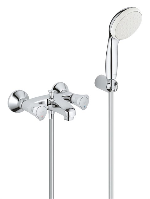 GROHE Costa L Смеситель для ванны с душевым гарнитуром, хром (распродажа) 2546010A распродажа - фото 306304