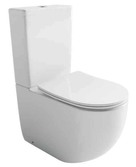 CERAMICA NOVA Metropol Напольный пристенный унитаз смыв Торнадо,  белый CN4001T