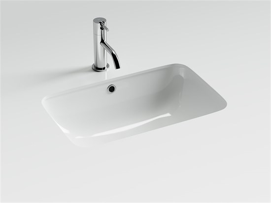CERAMICA NOVA Element Раковина встраиваемая снизу 540x360x190 с отверстием слива перелива цвет белый CN7018 - фото 310934