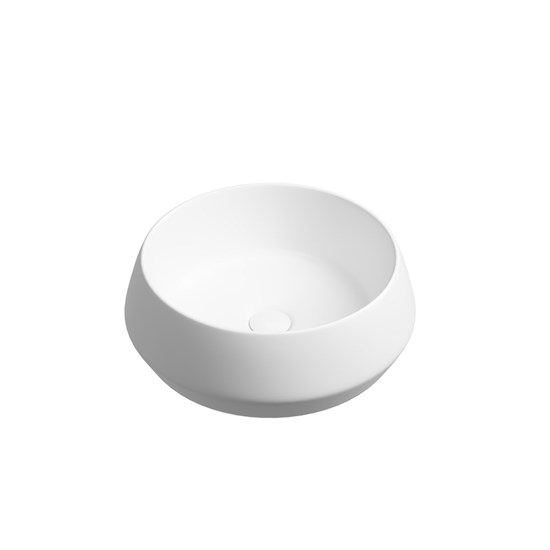 CERAMICA NOVA Maya Раковина накладная круглая 400x400x140 белый матовый CN12004MW - фото 311034