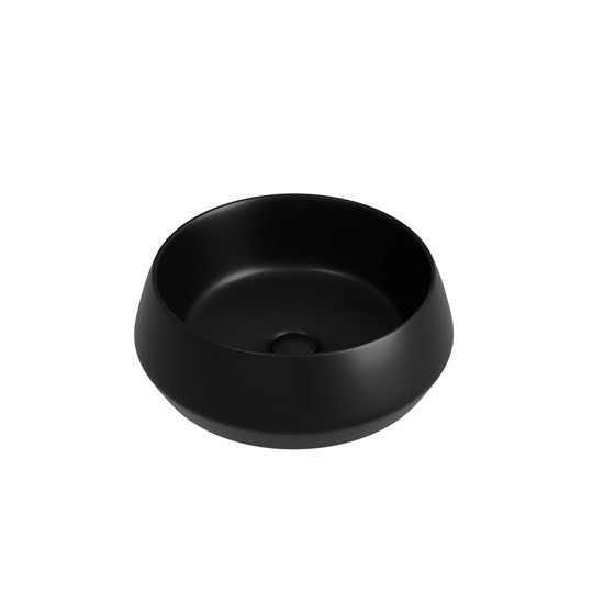 CERAMICA NOVA Maya Раковина накладная круглая 400x400x140 черный матовый CN12004MB - фото 311042