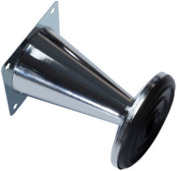 AQUANET Комплект ножек Рио 100 мм хром (4 шт.) AQUANET-313633 - фото 324212