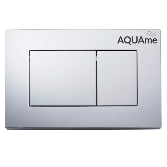 AQUAme Панель смыва для инсталляции, хром AQM4102CR - фото 325765