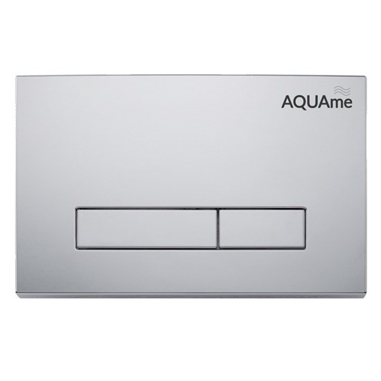 AQUAme Панель смыва для инсталляции, хром AQM4103CR - фото 325773