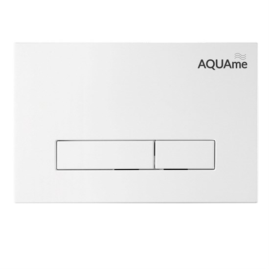 AQUAme Панель смыва для инсталляции, белый AQM4103W - фото 325777