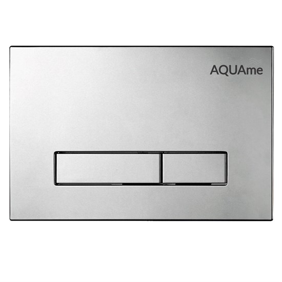 AQUAme Панель смыва для инсталляции, сатиновый AQM4103S - фото 325779