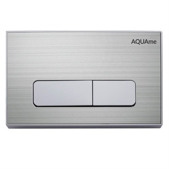 AQUAme Панель смыва для инсталляции металл, хром AQM4105CR - фото 325785