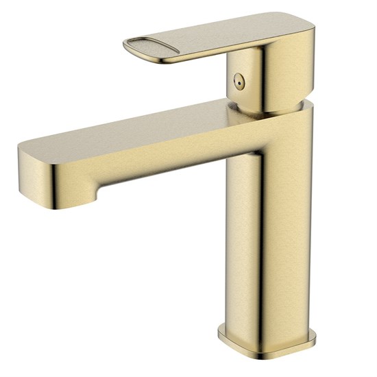 AQUAme Parma Смеситель для раковины однорычажный, Brushed gold AQM6610BG - фото 326251