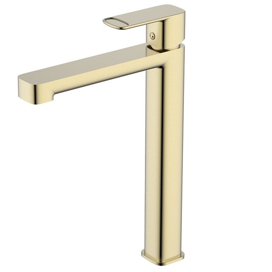 AQUAme Parma Смеситель для раковины однорычажный, Brushed gold AQM6614BG - фото 326276