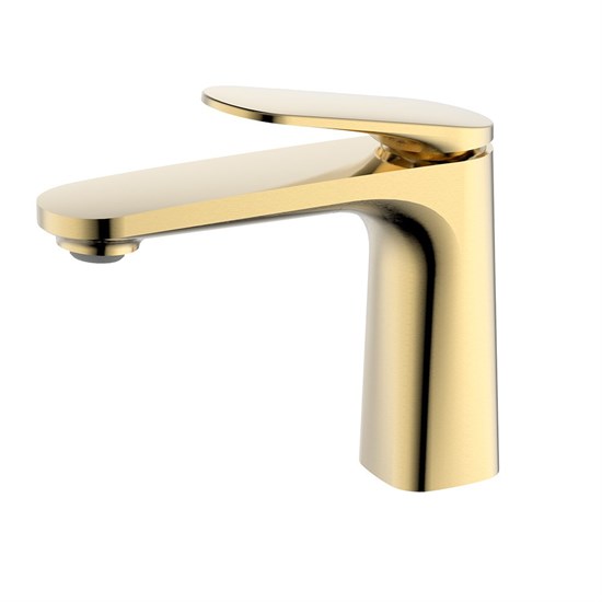 AQUAme Imola Смеситель для раковины, без донного клапана, Brushed gold AQM6710BG - фото 326489