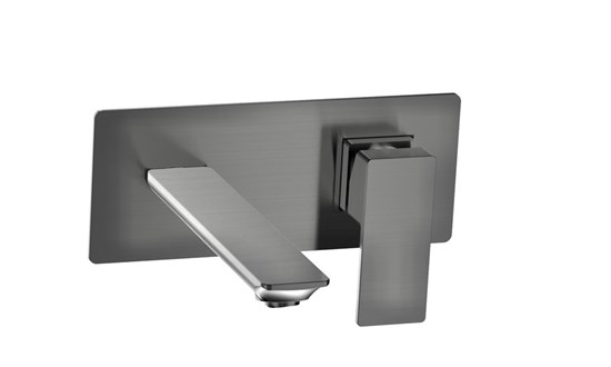 AQUAme Savona Смеситель для раковины, настен., на 2 отв., Комплект, металл AQM6815GM - фото 326541