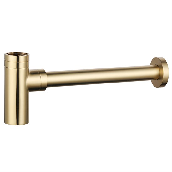 AQUAme Сифон для раковины латунный, Glossy gold AQM7010GG - фото 327004