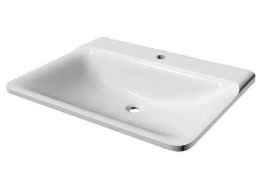 AQUAme Раковина мебельная Solo 60 , белый Solo 08.60/W/RL - фото 327319