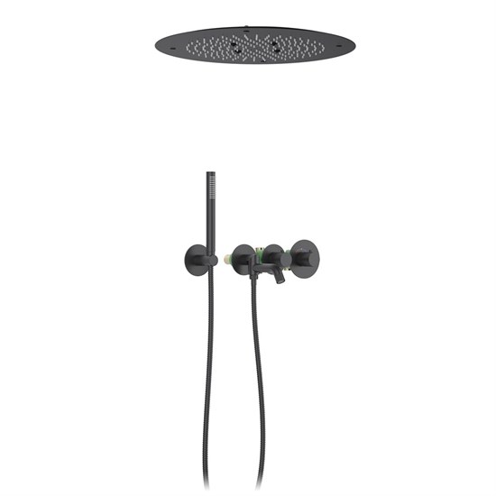 TIMO Душевая система встроенная с термостатом Saona черный (SX-2358/03SM) SX-2358/03SM - фото 327824