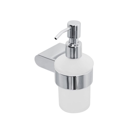 CEZARES Stylus Диспенсер для мыла подвесной, стекло, исполнение хром STYLUS-SOIS-V-01 - фото 328198