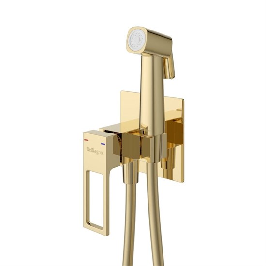 BELBAGNO Luce Гигиенический душ со смесителем, золото LUC-HGN-ORO - фото 328432