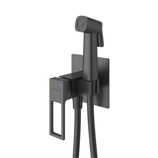 BELBAGNO Luce Гигиенический душ со смесителем, черный LUC-HGN-NERO - фото 328438