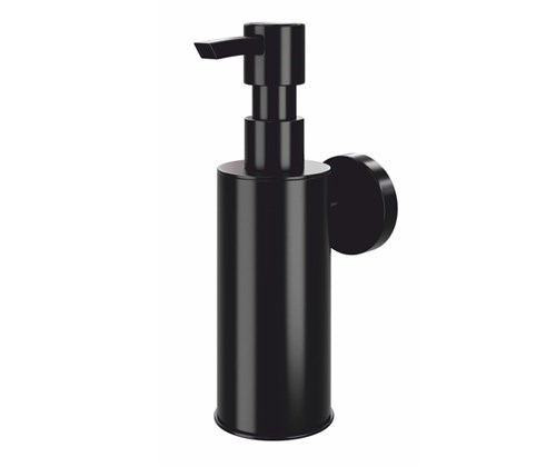 WASSERKRAFT K-1399BLACK Дозатор для жидкого мыла, антивандальный, черный WASSERKRAFT 1399B - фото 329534