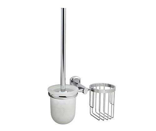 WASSERKRAFT Oder K-3035 Держатель освежителя и щетки для унитаза, хром WASSERKRAFT 3035 - фото 329700