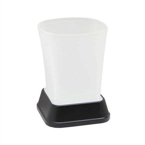 WASSERKRAFT Amper K-5428BLACK Стакан для зубных щеток, черный WASSERKRAFT 5428B - фото 329738