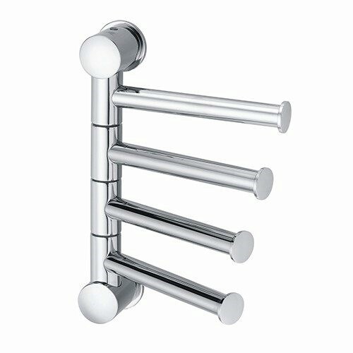WASSERKRAFT K-1054 Держатель полотенец четверной, хром WASSERKRAFT 1054 - фото 329833